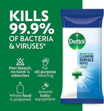 Antibacterial 2-in-1 Wet Wipes – Pack of 3 (30 Wipes Each) – Kills 99.9% of Bacteria – Multi-Surface Cleaning