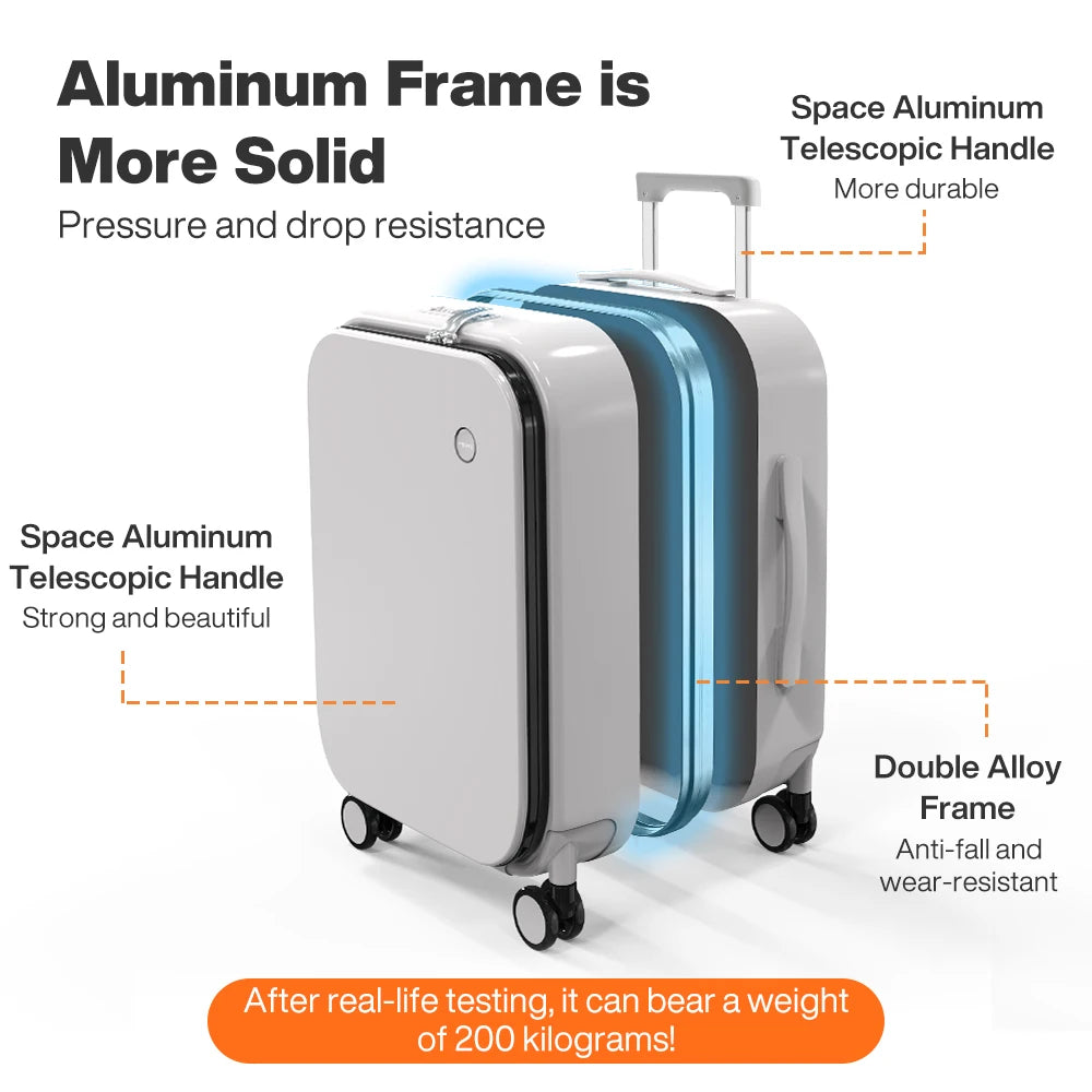 Aluminum Frame Luggage Suitcase