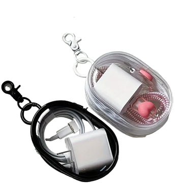 Portable Mini Clear Zipper Storage Bag