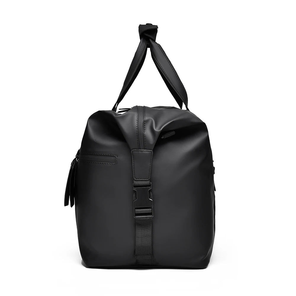 Black Duffel Bag with Adjustable Shoulder Strap