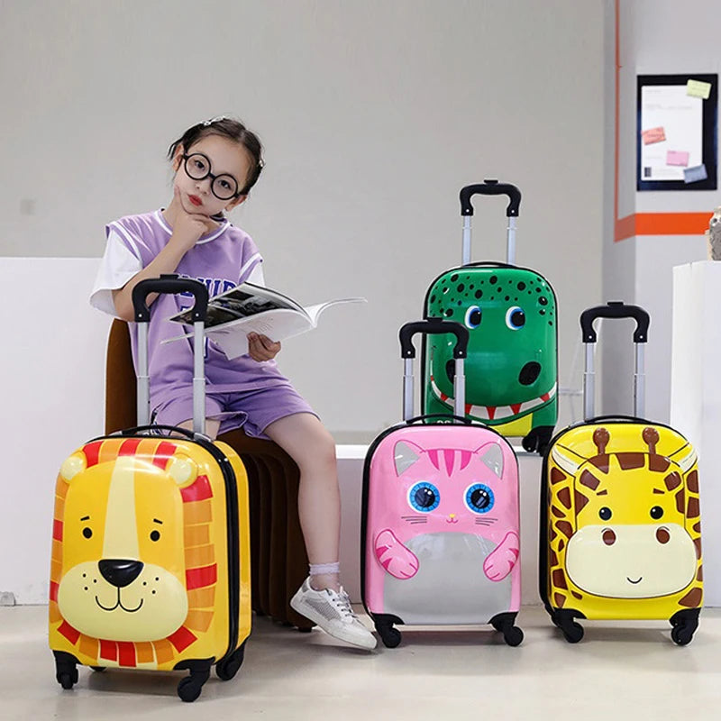Lightweight Kids Rolling Suitcase