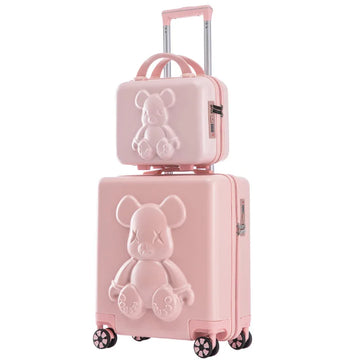 18" Carry-On Travel Suitcase with Wheels