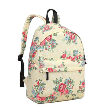 Women’s Floral Canvas Backpack