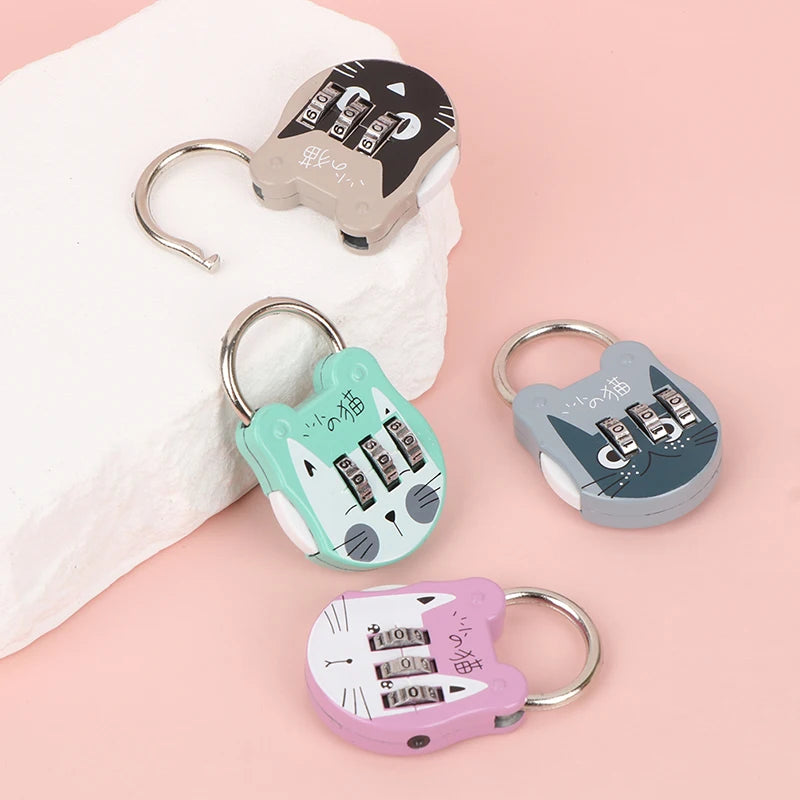 Cute Cat Luggage Padlock