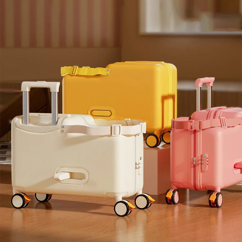 Enlarged Children’s Ride-On Luggage  Suitcase