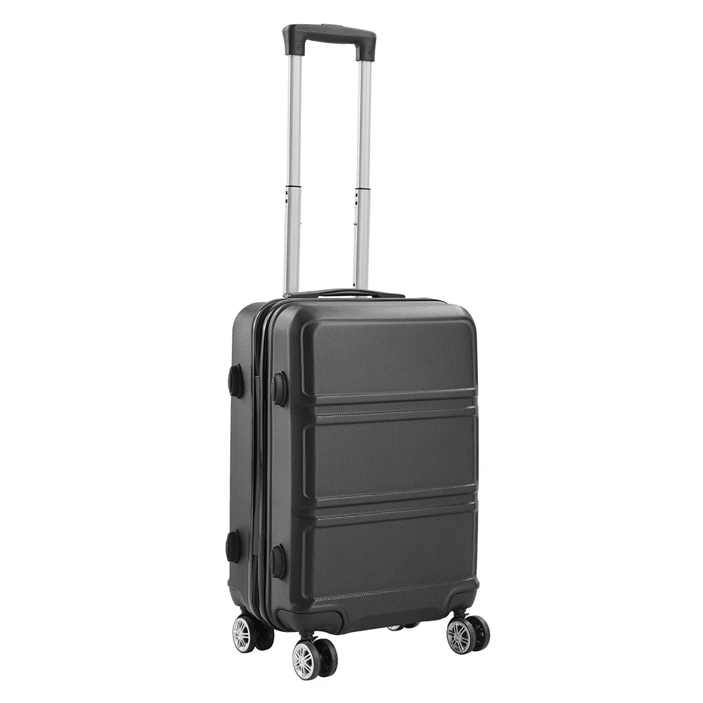 3PCS Lockable Travel Suitcase Set