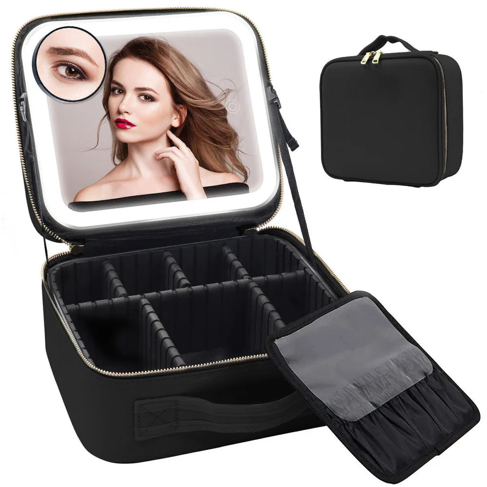 Travel Beauty Box & Cosmetic Organizer