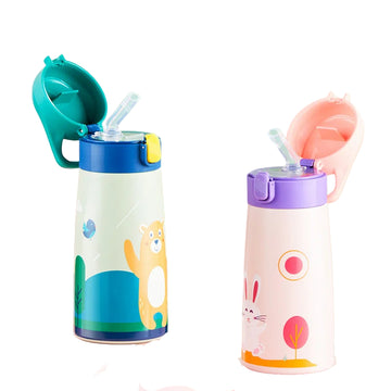 Cartoon Leak-Proof Thermal Water Bottle