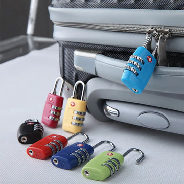 3-Digit Resettable Travel Luggage Locks