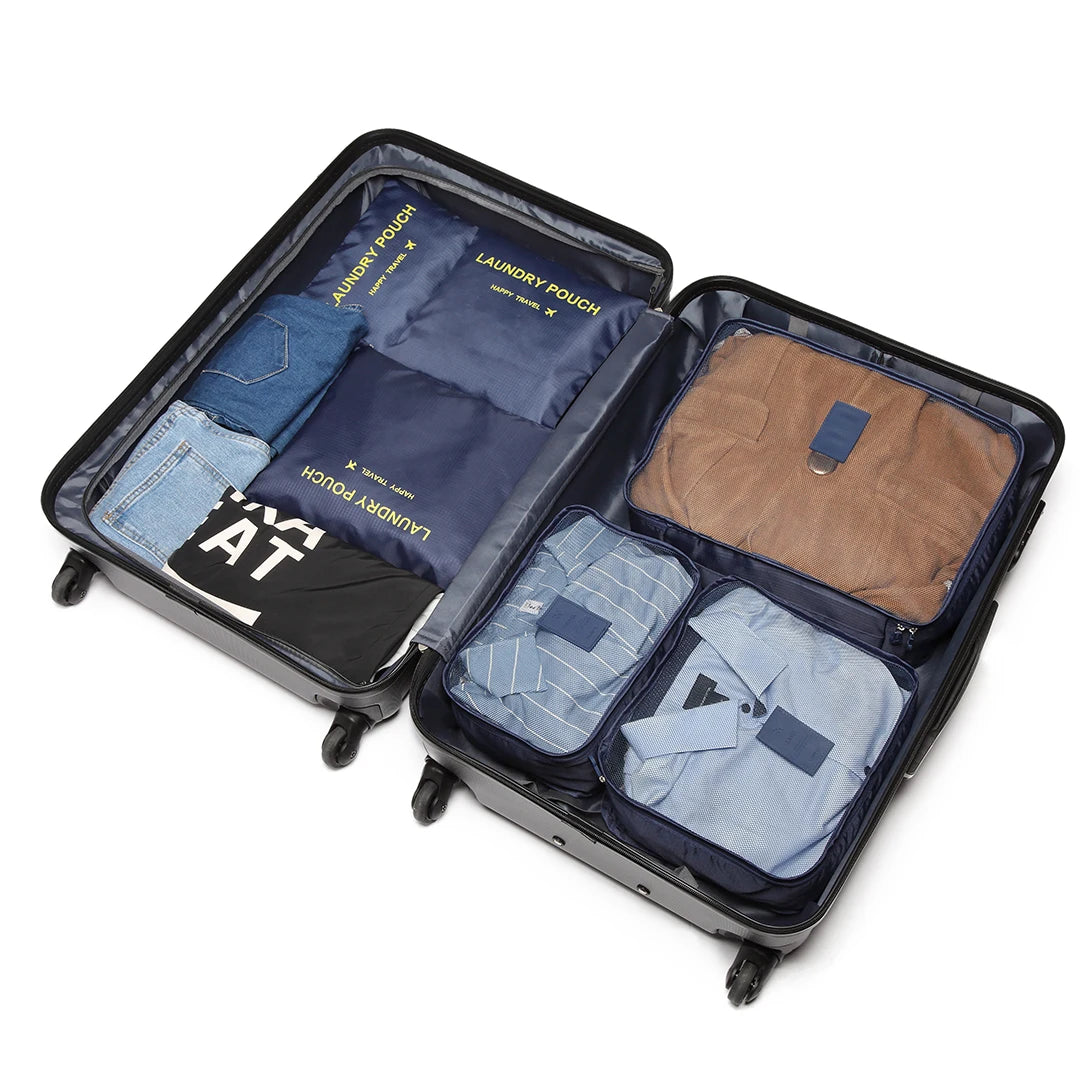 6-Piece Packing Cubes for Suitcases
