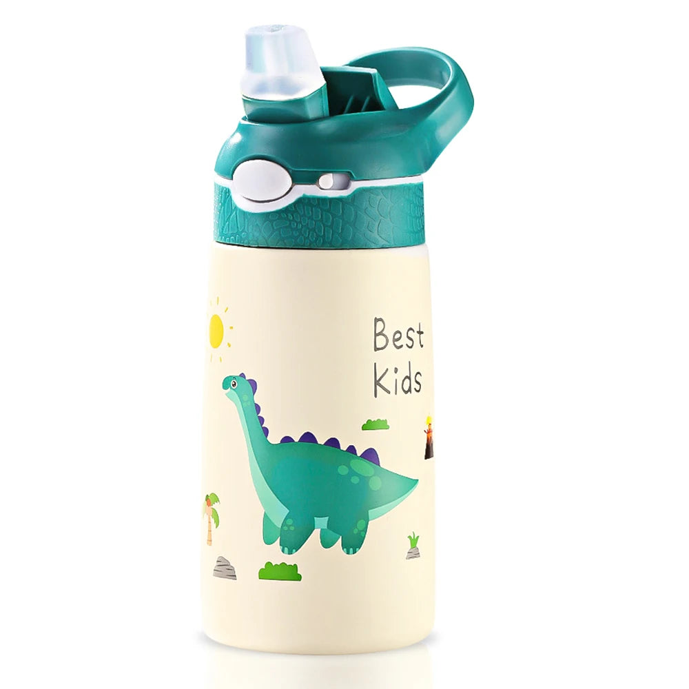 400ML Kids Water Bottle with Straw