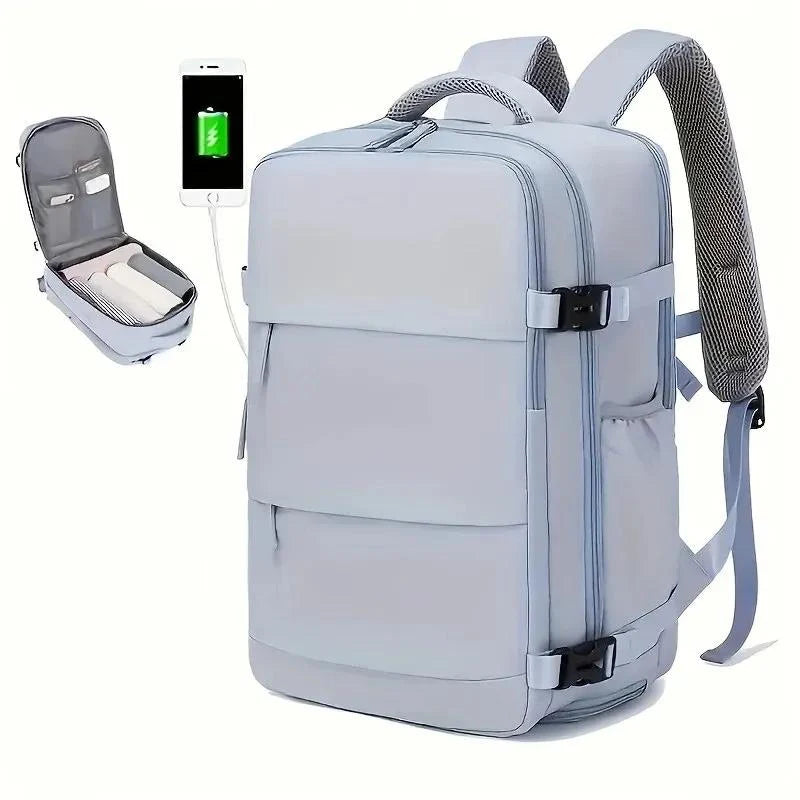 Backpack Large Capacity Multifunction Travel Backpack with Shoe Storage
