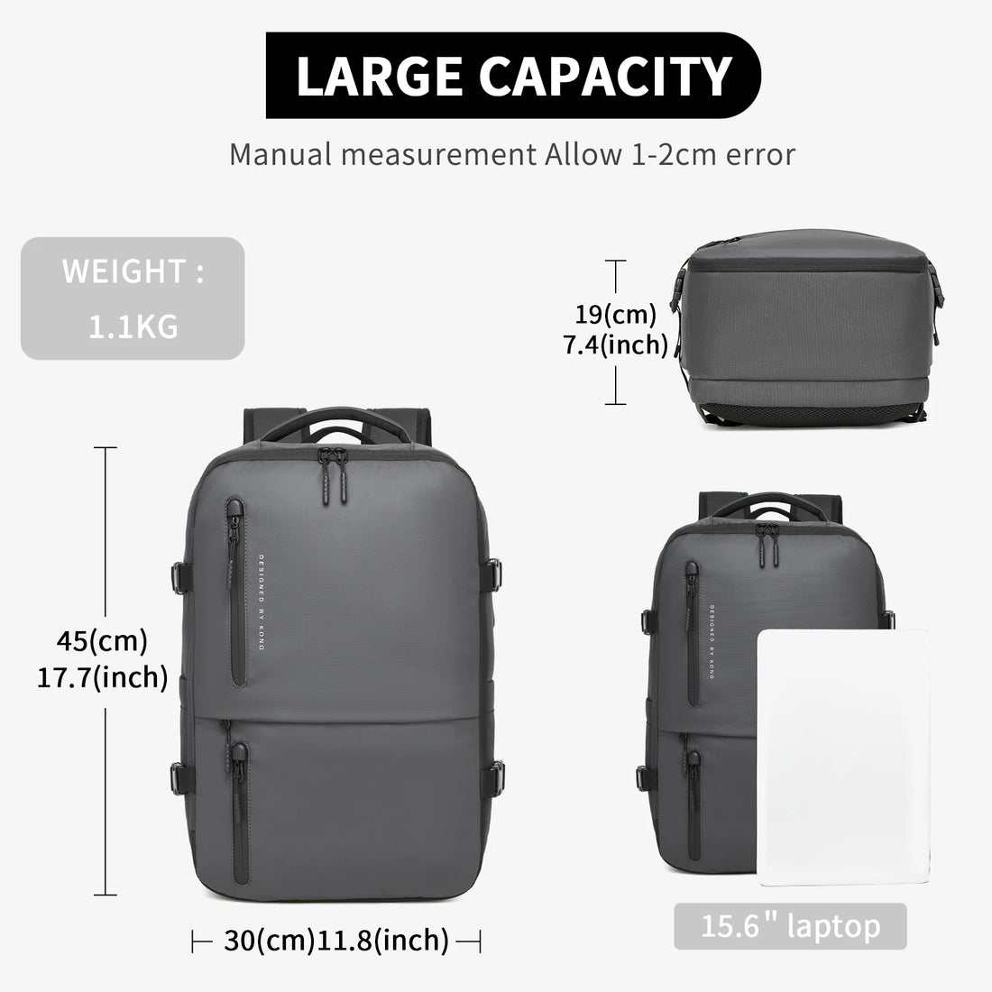 Carry-On Cabin Size Travel Laptop Backpack