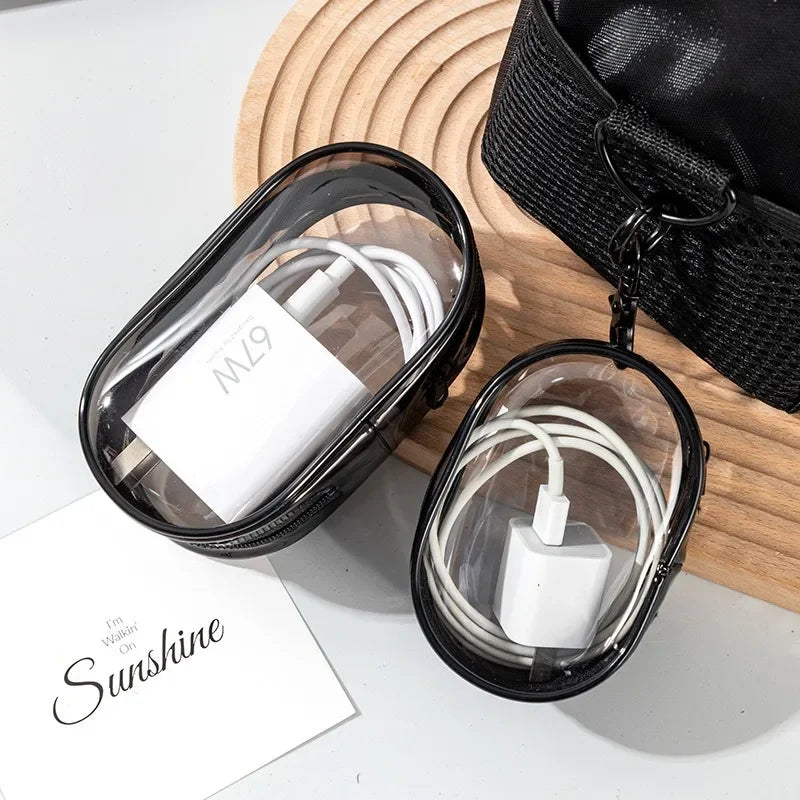 Transparent Travel Cable Organizer