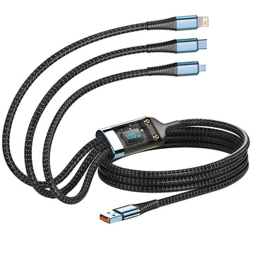 100W Fast Charging 3-in-1 Multi Cable