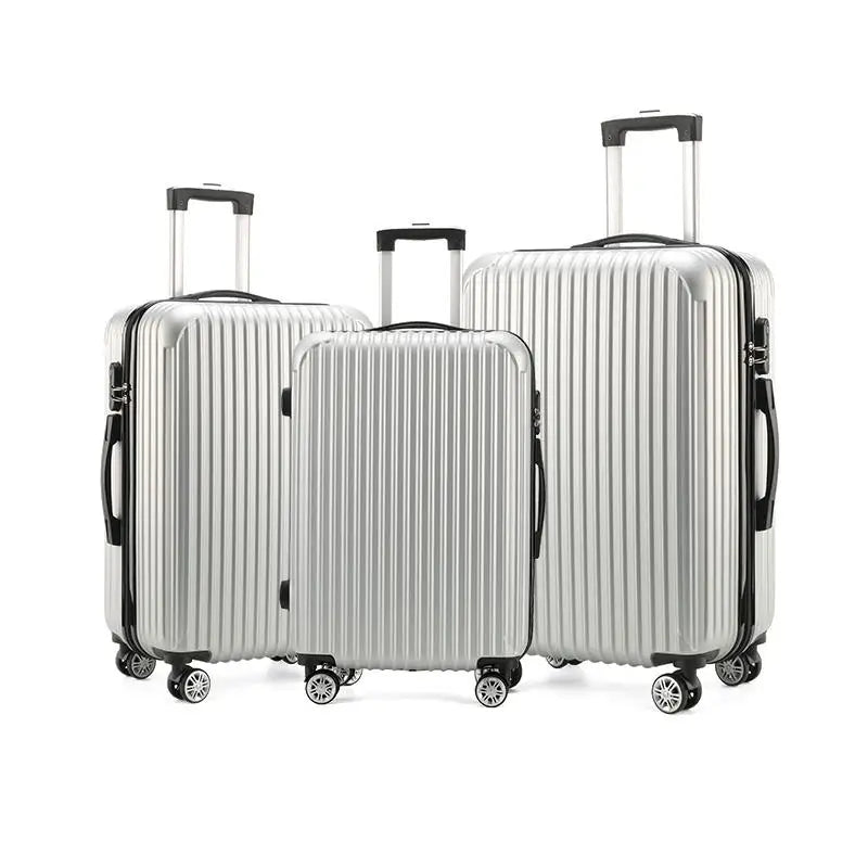 Large Fashionable Trendy Zipper Wheel Suitcase