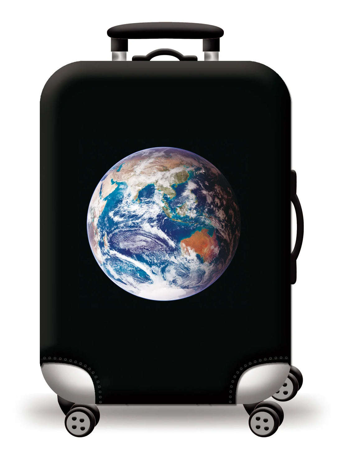 Thick Elastic World Map Luggage Protective Cover