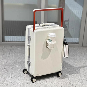 Wide Handle Travel Suitcase
