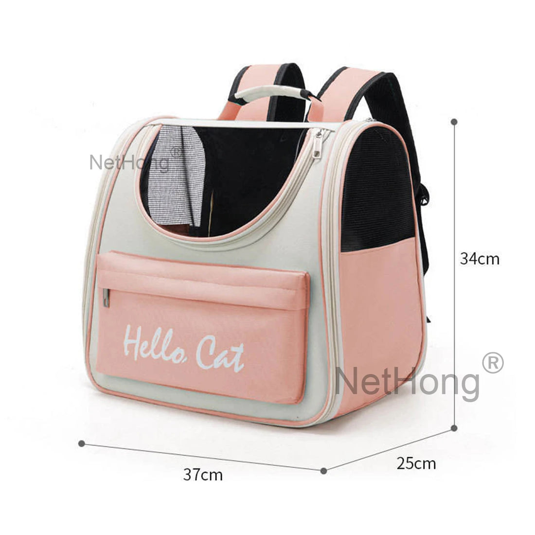 Fashionable Breathable Double-Shoulder Pet Backpack