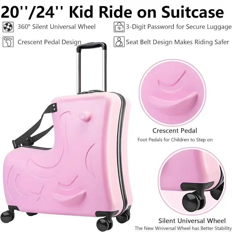 Kids Ride-On Scooter Suitcase