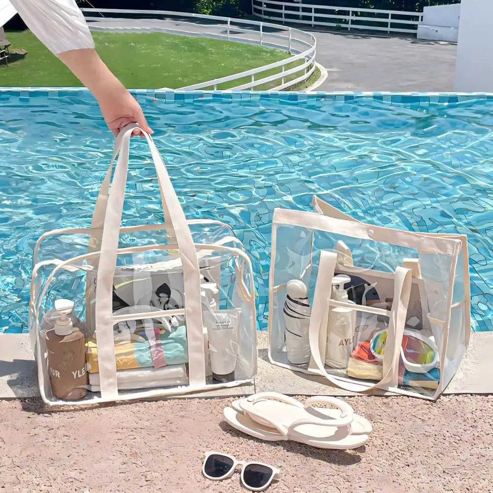Large Capacity Transparent Waterproof Makeup & Travel Bag