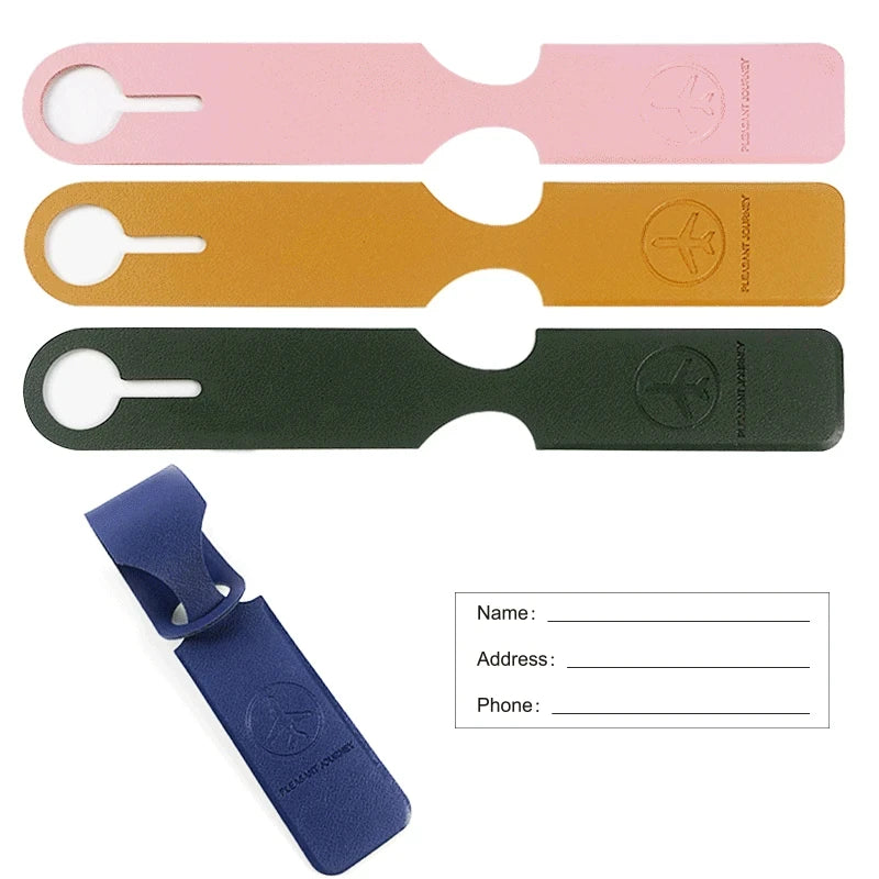 Creative Suitcase ID & Address Holder Luggage Tag