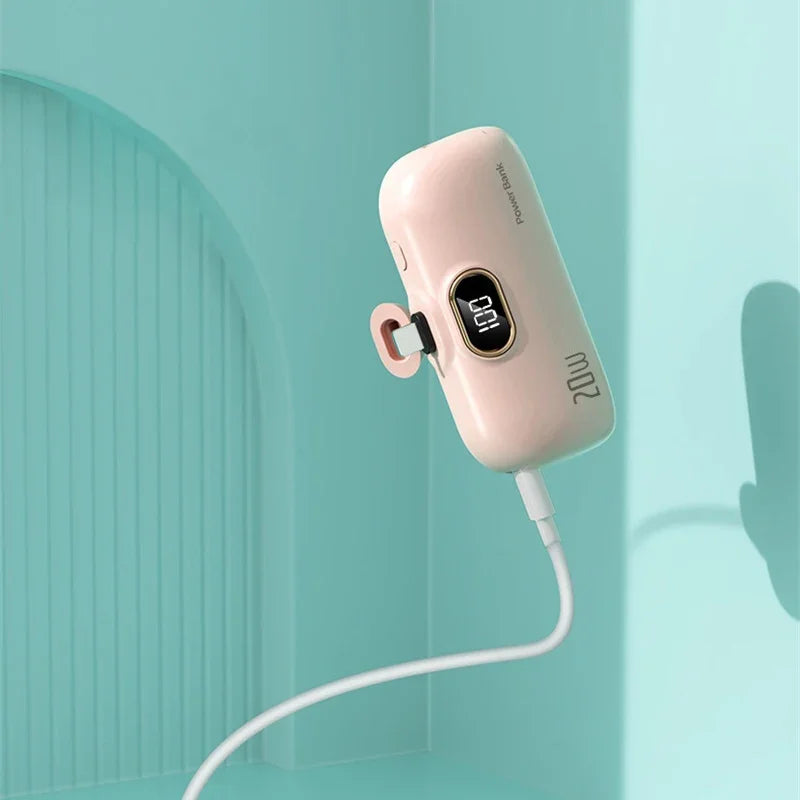 30,000mAh Mini Portable Power Bank Capsule