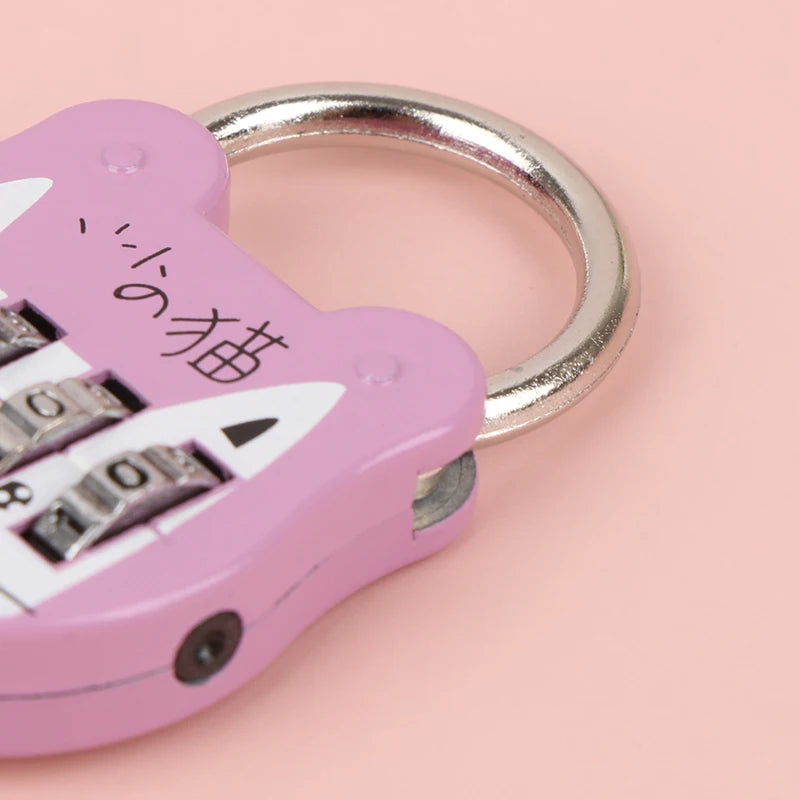 Cute Cat Luggage Padlock