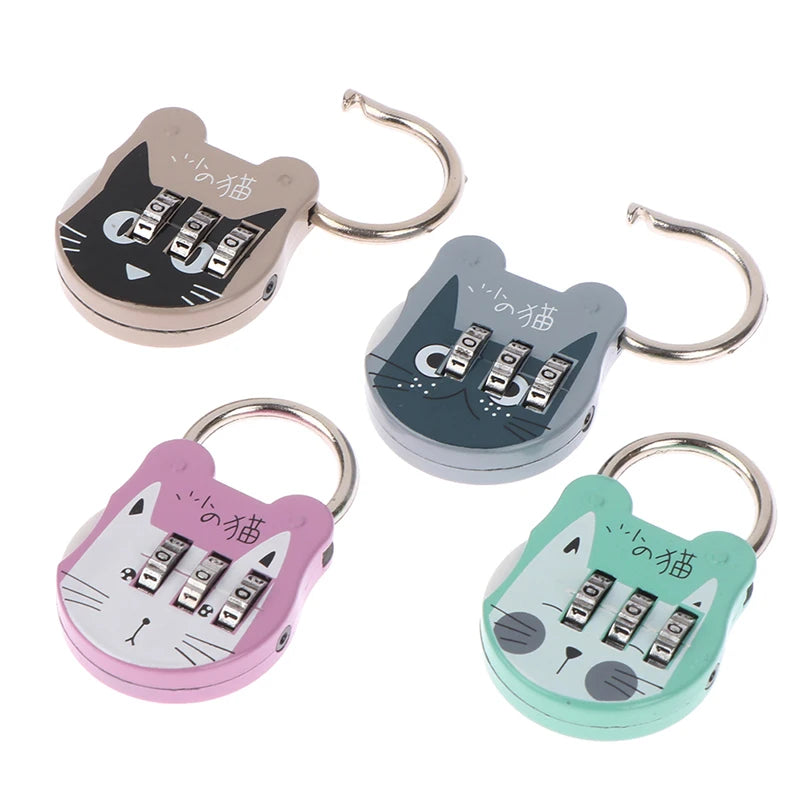 Cute Cat Luggage Padlock