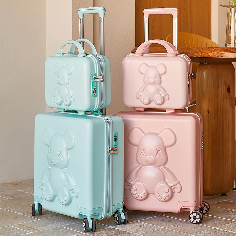18" Carry-On Travel Suitcase with Wheels