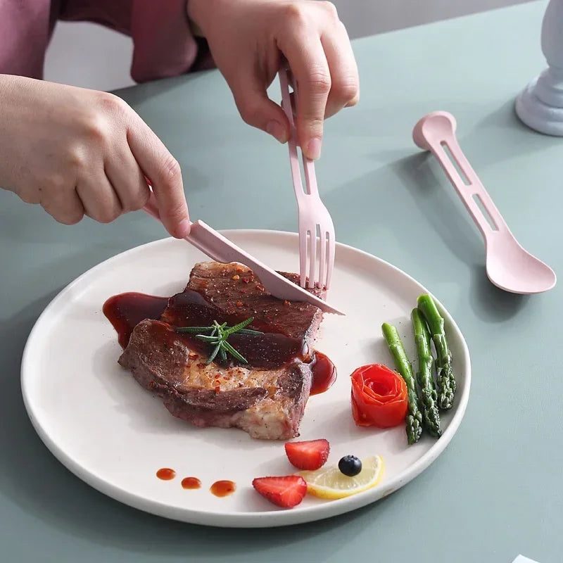Eco-Friendly Travel Cutlery Tableware Set